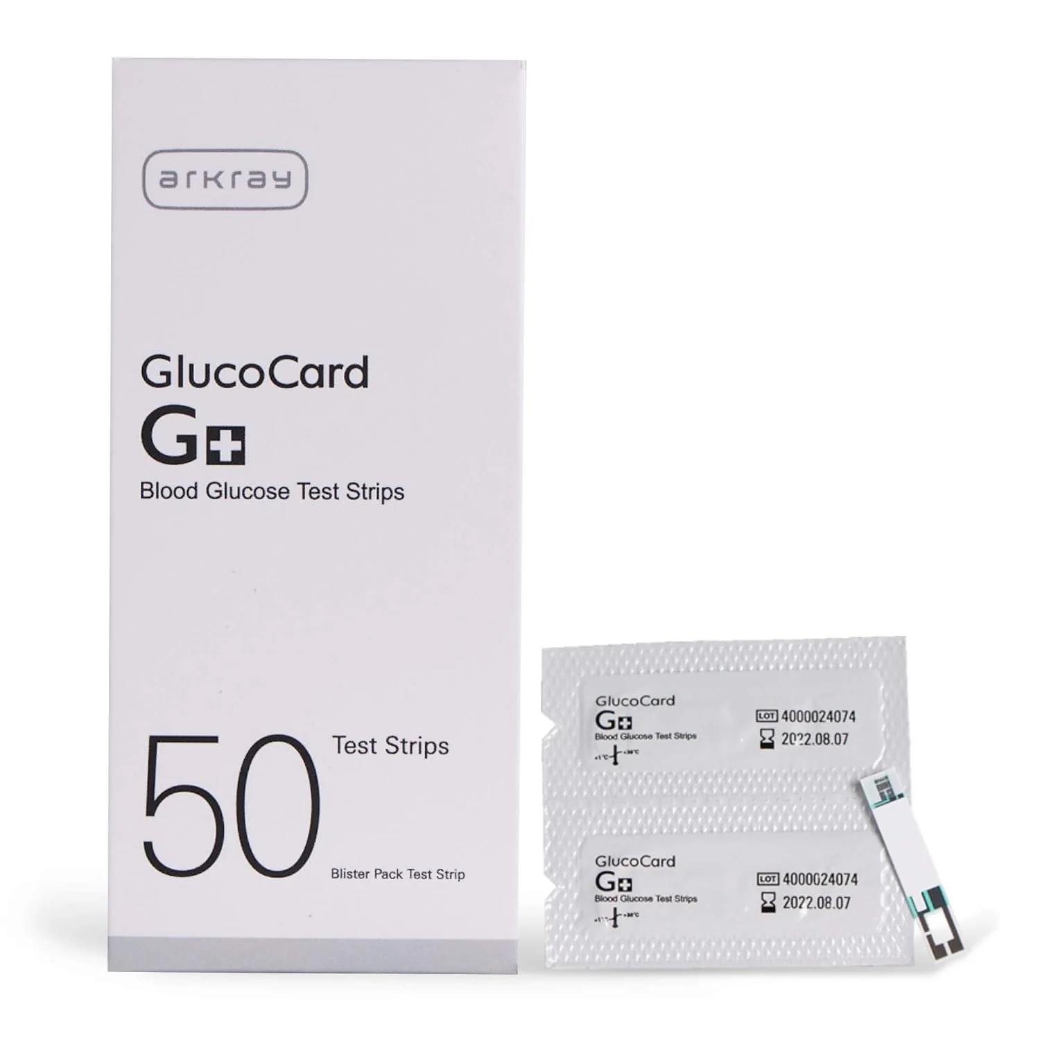 Arkray Glucocard G + Blood Glucose Test Strips | Individually Packed | Pack of 50 - Image 4